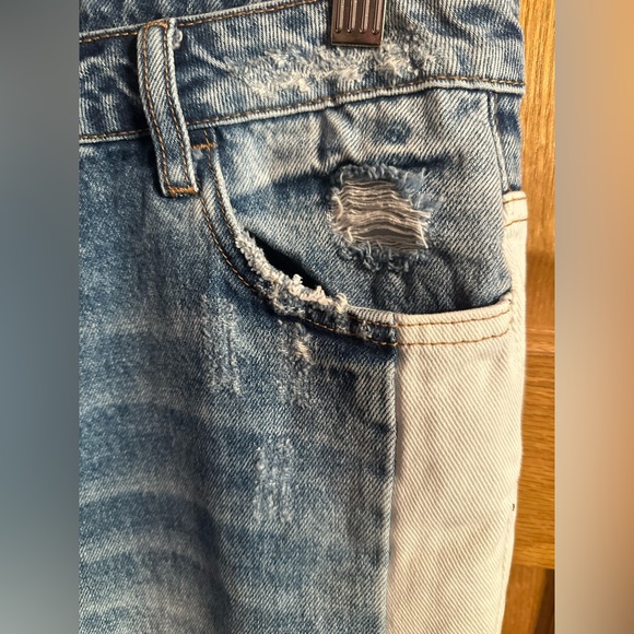 VERVET Super High Rise Straight Crop W Side Blocking Panel - Picture 7 of 12